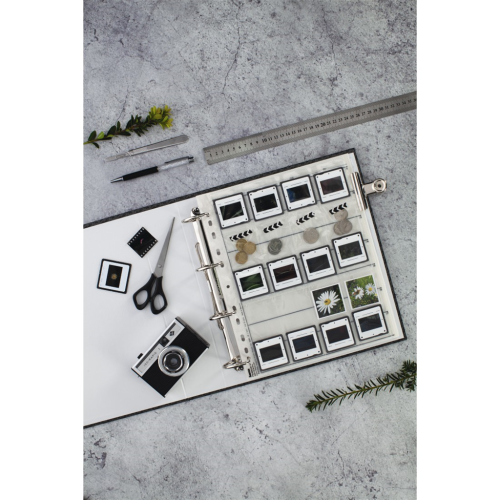 Hama obal pro 20 diarámečků 5x5 cm, 2,3 mm, polypropylen čirý, 25 ks