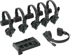 Hollyland Solidcom C1 Full Duplex Wireless Intercom System with 6 headsets