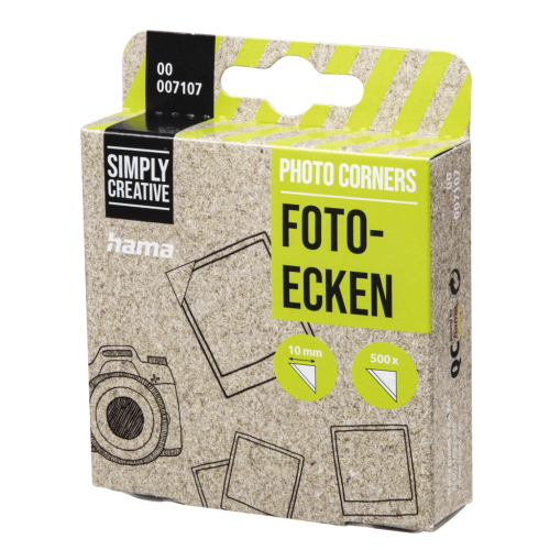 Hama samolepící fotorůžky, průhledný, 500 ks