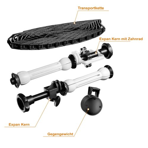 Walimex pro Hintergrundexpan Kette Gewicht schwarz