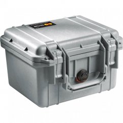 Peli™ Case 1300 Case with Foam (Silver)