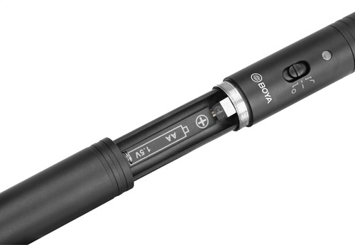 BOYA BY-PVM3000S krátký stereofonní kondenzátorový puškový mikrofon