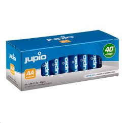 Jupio balení 40ks AA alkalických baterií