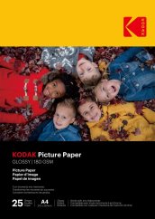 Kodak Foto Hochglanz (180g/m2) A4 25 Blatt