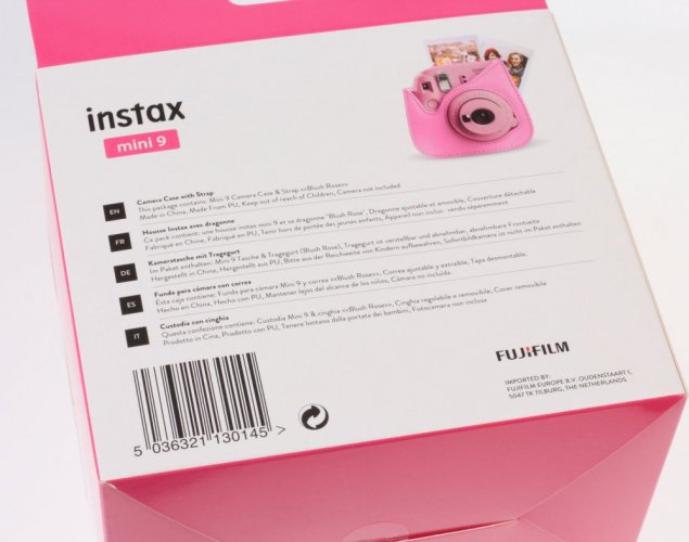 Fujifilm INSTAX mini 9 púzdro, ruměncově ružová