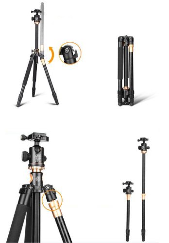 Hliníkový stativ tripod s hlavou s příčnou osou (ST999H)