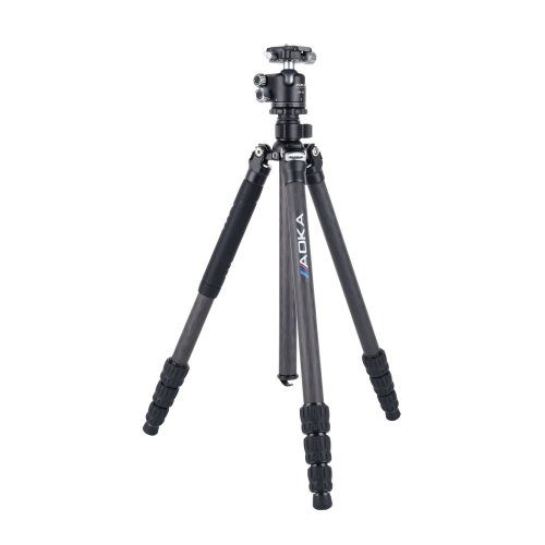 AOKA KG254C Carbon Stativ+BH33R Kugelkopf, schwarz