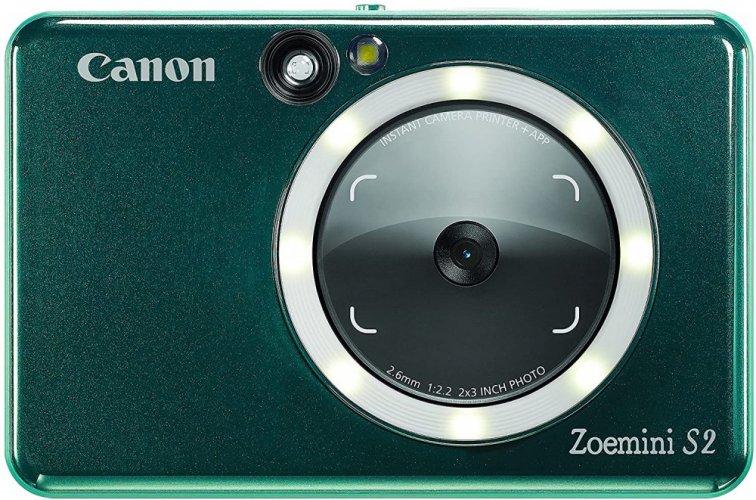 Canon Zoemini S2 Sofortbildkamera & Mini-Drucker Aquamarin