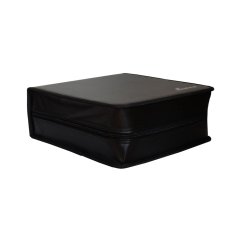 Púzdro na 200 CD/DVD zapínacie, čierne