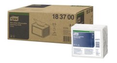 Utierka Tork jednorazová, čistiaca z mikrovlákna 29,5 x 34 cm, biela – 40 ks