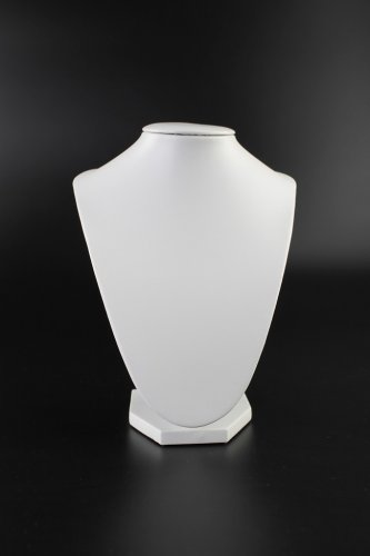 Dekolt na šperky výška 22cm bílý slonová kost (A06Wx)
