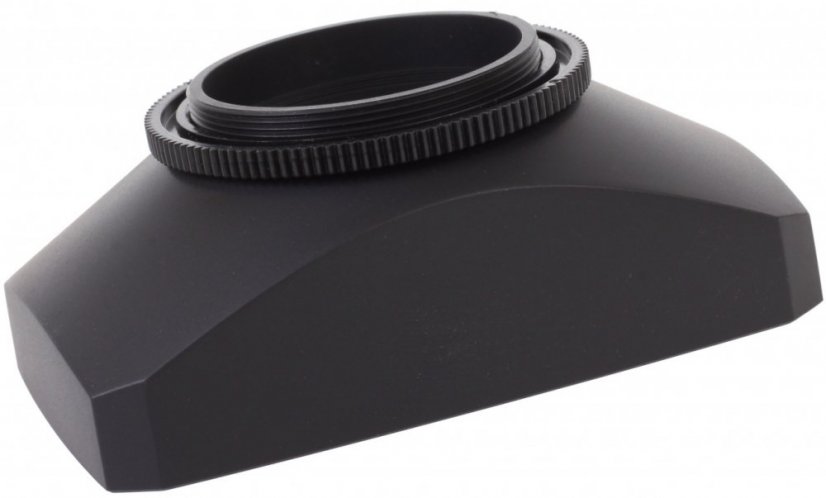 forDSLR 37mm Screw Mount 16:9 Wide Angle Video Camera Lens Hood with White Balance Cap