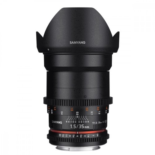 Samyang 35mm T1.5 VDSLR AS UMC II Objektiv für Nikon F