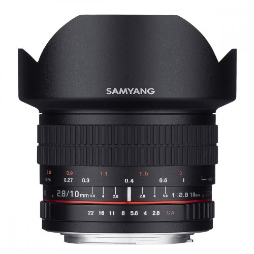 Samyang 10mm F2.8 ED AS NCS Objektiv für CS Objektiv für Canon EF