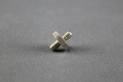 forDSLR Doppelschraube 1/4" - 1/4", Länge 19 mm