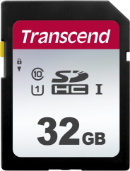 Transcend Silver 300S SDHC UHS-I U1 R100/W20 32GB