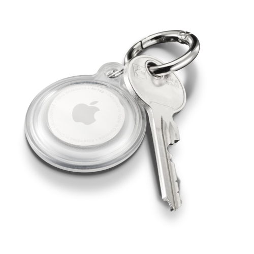 Hama Always Clear, obal na Apple AirTag, s kroužkem na klíče, průhledný