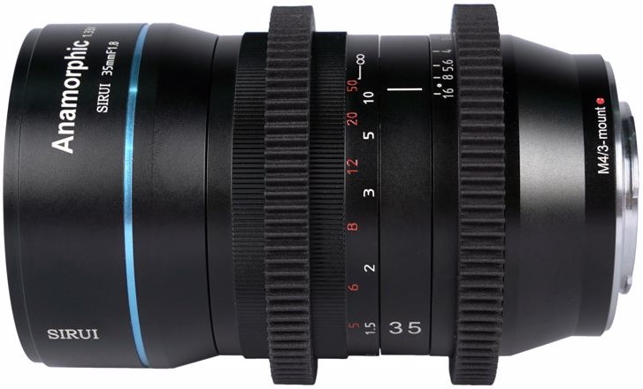 SIRUI 35mm f/1,8 1,33x Anamorphic Objektiv für Canon RF