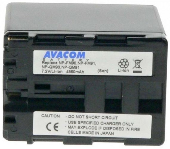Avacom ekvivalent Sony NP-QM90, QM91