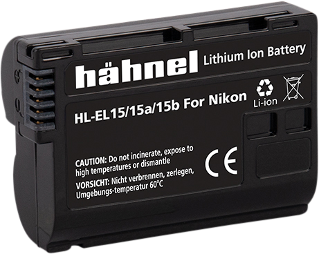 Hähnel HL-EL15, Nikon EN-EL15, 7V, 11.6Wh, 1650mAh,