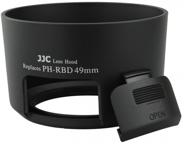 JJC LH-RBD Replaces Lens Hood Pentax PH-RBD 49mm