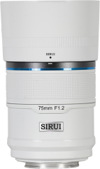 Sirui Sniper Lens APS-C AF 75mm F1.2 E-Mount White