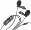 BOYA BY-M1DM Dual Omni-Directional Clip-On Lavalier Microphone
