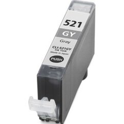 Atrament CLI-521GY kompatibilní šedivý pro Canon Pixma IP3600, IP 4600, MP 540 (11ml)