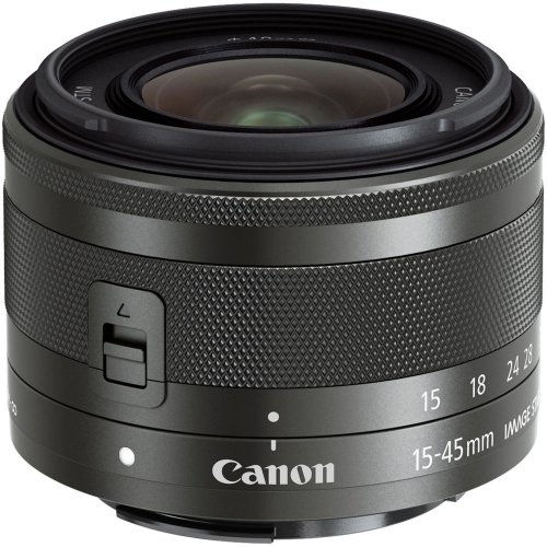 Canon EF-M 15-45mm f/3.5-6.3 IS STM Objektiv, Graphit-Grau