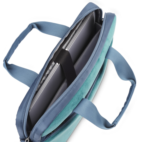 Hama Velvet, brašna na notebook, 34-36 cm (13,3"-14,1"), sametový materiál, petrolejová barva