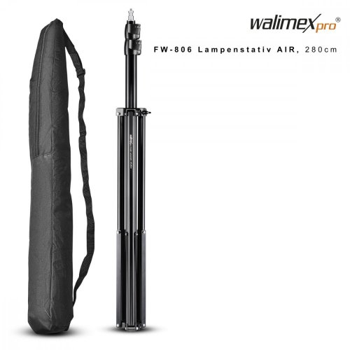 Walimex pro AIR 280 FW-806 Lampenstativ mit Luftdämpfung, 280cm