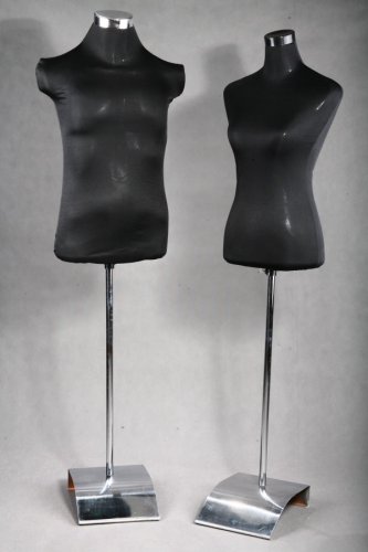 Krejčovská panna PÁNSKÁ figurína černá (MT5B )