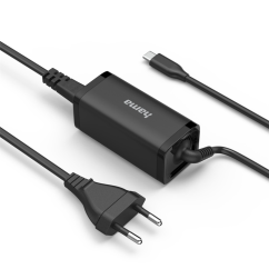 Napájecí zdroj Hama USB-C pro notebooky, Power Delivery, GaN, 45 W