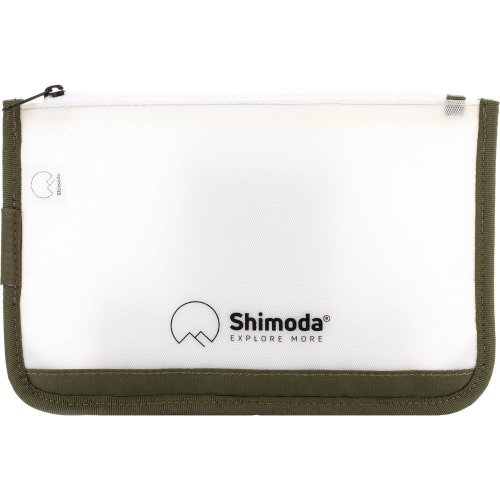 Shimoda Travel Pouch | Holds Personal Care Products | Size 22 × 14 × 1 cm | Army Green