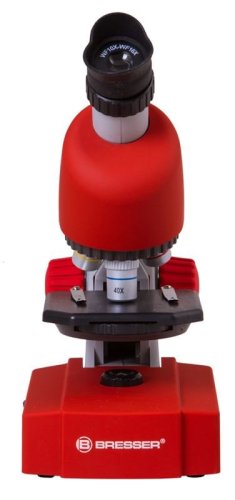 Mikroskop Bresser Junior 40x–640x červený