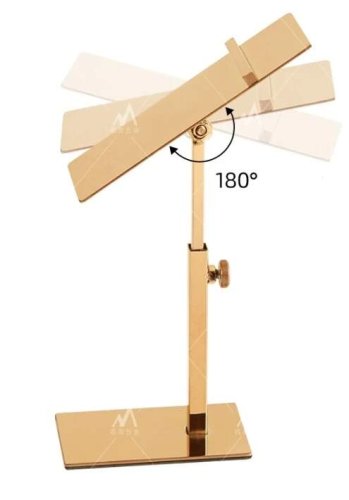 Állítható cipőtartó állvány, magasság 250 mm ezüst (STJ1)