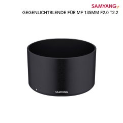 Samyang sluneční clona pro 135mm F2,0 & T2,2