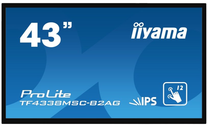 IIYAMA ProLite TF3215MC-B2 Dotykový monitor, 31,5" kioskový LED, PCAP, USB, VGA/HDMI, lesklý, bez rámečku, černý