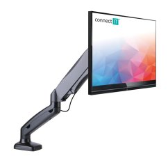 Držiak Connect IT SingleArm CMF-3107 stolní na 1 monitor, černý