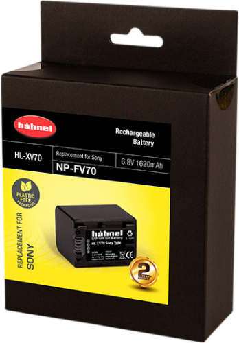 Hähnel HL-XV70, Sony NP-FV70, 1620mAh, 6.8V, 11Wh