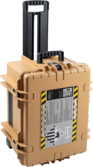 BW Outdoor Battery.case 908.16. Transport & Storage of defective lithium batteries, desert tan