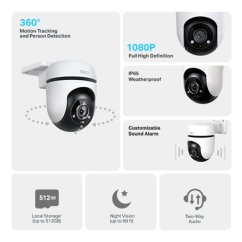 Kamera TP-Link Tapo C500 2MPx, vonkajšia, IP, FHD, WiFi, prísvit
