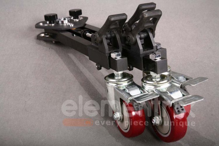 forDSLR Dolly celokovový skládací pojezd pro stativy, nosnost 60 kg