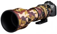 easyCover Lens Oaks Objektivschutz für Sigma 150-600mm f/5-6,3 DG OS HSM Sport Braun