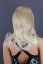 forDSLR mittellange Damenperücke aus hochwertiger Kunstfaser, blond ombre