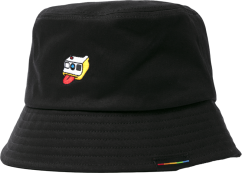 Polaroid Bucket Hat Black