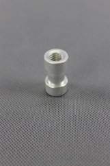Stativový čep 5/8″ se závity 1/4″ a 3/8″, délka 28mm, hliník