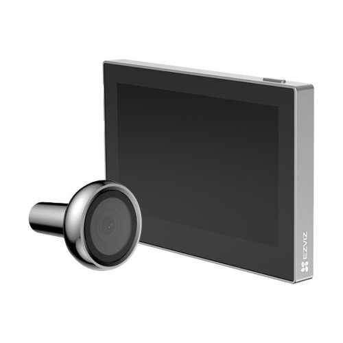 Chytré dveřní kukátko Ezviz HP2 s kamerou, WiFi, 2K, 4,3" monitor, napájení ze sítě a baterie, černé