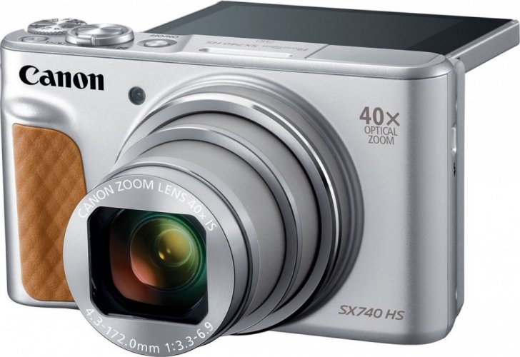 Canon PowerShot SX740 HS strieborný s púzdrom DCC-2400