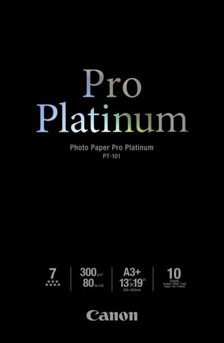 Canon PT-101 Pro Platinum Fotopapier A3+, 10 Blatt